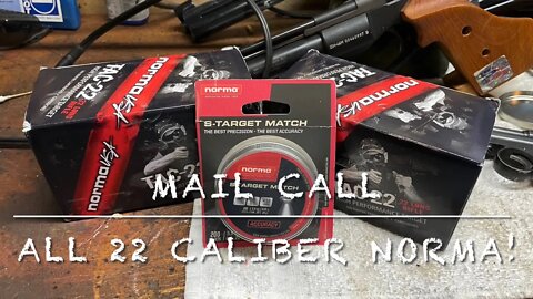 Mail call a real Norma palooza 22 caliber