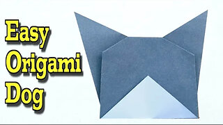 How to make an easy Origami Dog