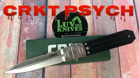 CRKT 7421 Psych Ken Stegrerwalt design / Dagger w/glide lock