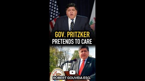 Gov. J.B. Pritzker PRETENDS to Care About Bussed Migrants #shorts