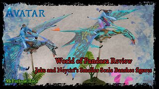 Avatar World of Pandora Jake and Neytiri's Banshees McFarlane Toys Figure Review