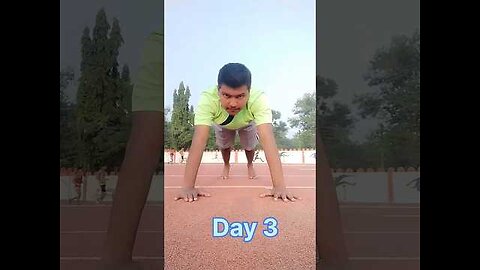 3 Day of Pushup challange #fitness #workout #challenge #pushup #nk