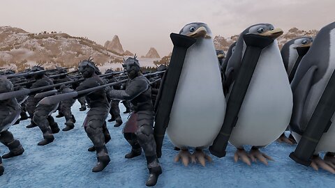 100K Orc Halberds Versus 100K Rico's ( Penguins of Madagascar ) || Ultimate Epic Battle Simulator 2