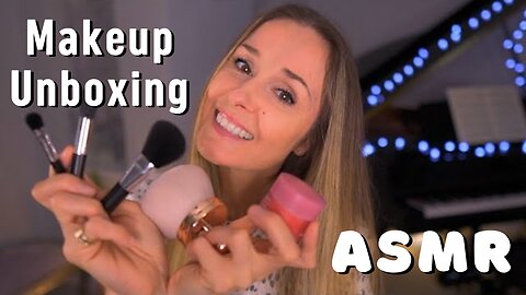 ASMR Makeup Unboxing * Tapping * Scratching * crinkles * SOFT SPOKEN * WHISPERS *