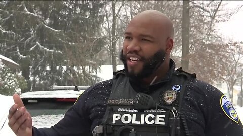 Protect and shovel? Akron officers clear driveway for senior citizen amid winter storm