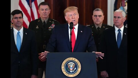 Trump's Speech On Iranian Attacks Is A Deescalation, Despite The Severe Propaganda