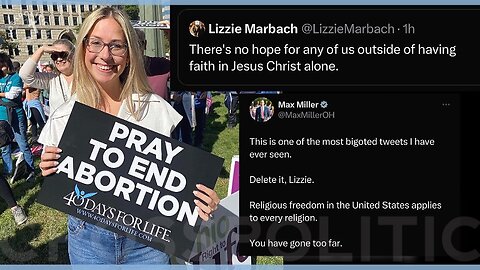 OH Right to Life Fired Her for The Gospel Message (Lizzie Marbach)