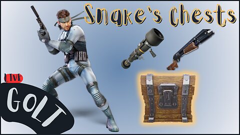 Using only Weapons from SNAKE'S CHESTs | FORTNITE | GOLT Casey