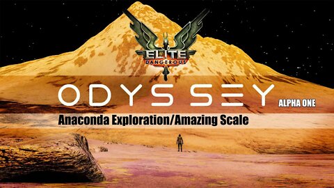 Elite Dangerous Odyssey_ Alpha Phase One_Anaconda Exploration_Amazing Ship/Human Scale!