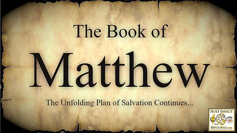 Matthew Chapter 27i After The Day of Preparation