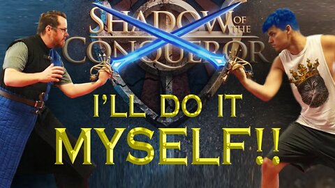 FINE! I’ll do it MYSELF!!! - I choreograph a swordfight for a movie!