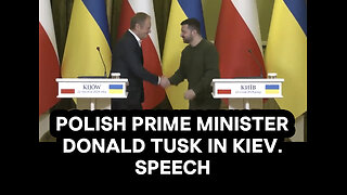 The speech of polish Prime Minister Donald Tusk in Kiev, 22.01 (eng subtitles)