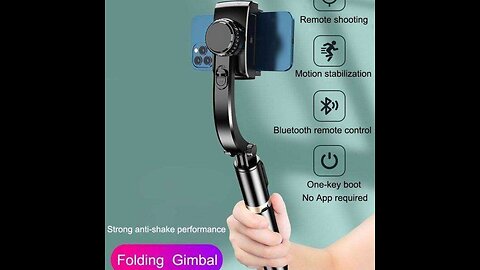 Portable Bluetooth Gimbal for Smartphone Selfie