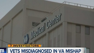 Vets misdiagnosed in VA mishap