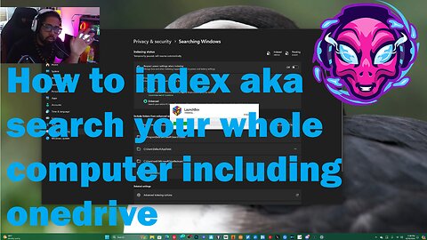 How To Index AKA Search Your Whole Computer Including Onedrive On The Start Menu !