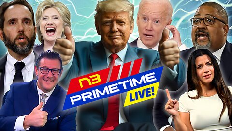 LIVE! N3 PRIME TIME: Biden Chaos, Trump Legal Shocks, Poll Leaks, Military Tribunals, 2024 Crisis