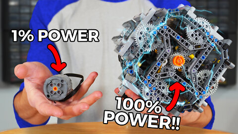 I Built the STRONGEST LEGO Motor!