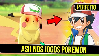 Todas as Aparições do Ash nos jogos Pokemon #shorts