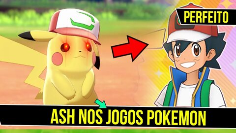 Todas as Aparições do Ash nos jogos Pokemon #shorts