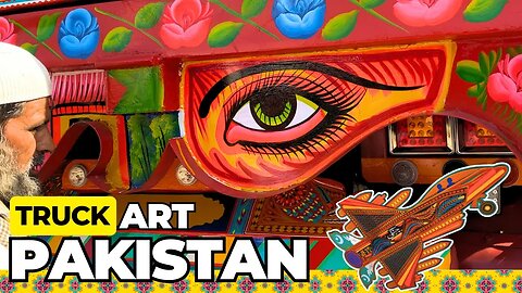 OIL PAINTING | How To Paint An Eye | Truck Art Pakistan