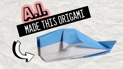 First AI Generated origami (That I know of)