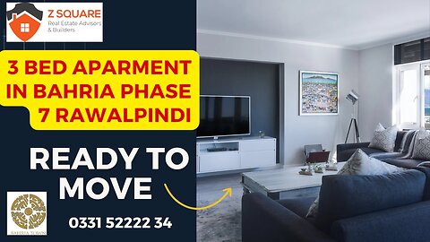 3 Bed luxurious Apartment in Bahria Phase 7 Islamabad Rawalpindi 2000 Sq Ft 2.3 Crore