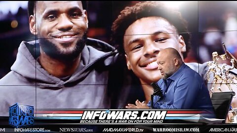 ALEX JONES - LEBRON JAMES SON BRONNY SUFFERS A HEART ATTACK