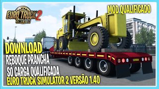 REBOQUE PRANCHA INDIANO 1.40 EURO TRUCK SIMULATOR 2 VERSÃO 1.40