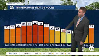 Metro Detroit Forecast: Cold front brings relief, but slight storm chance