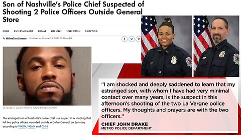 Nashville police chief’s son suspected in shooting of 2 officers