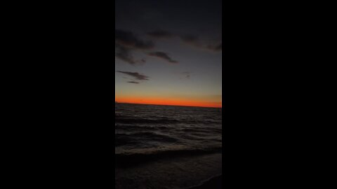 Livestream Clip 4 - Sunset At Little Hickory Beach Before Hurricane Ian