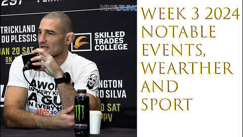 WEEK 3 2024 NOTALE EVENTS, WEATHER AND SPORT