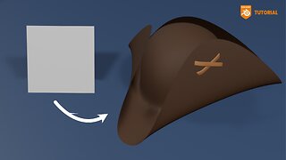 How to model a pirate hat in Blender 3.4