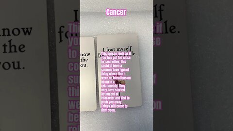Cancer Love Message#Cancer tarot #cancer horoscope