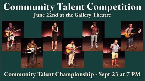 Community Talent Competition - June 22nd 2023