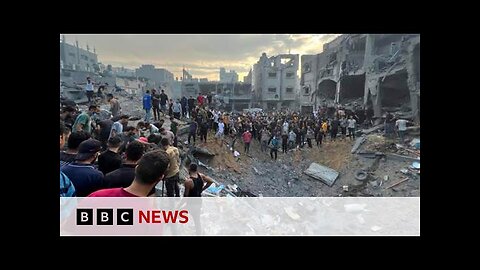 Israel military confirms deadly strike on Gaza refugee camp - BBC News