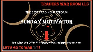 TWR Sunday Motivator | Free Trade Alert | Best Trading Platform
