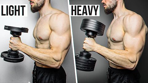 Heavy vs Light Weight for Muscle Growth | Shocking Science Results