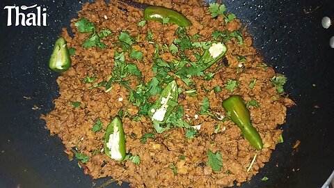 Quick Dry Qeema Recipe By @thaliofficial I 5 Minutes Recipe I Easy Recipes #food #thali #viral