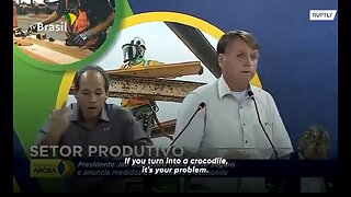 (Brazil) President Bolsinaro Says He Will Not Encourage or Mandate Vaccine - 9-24-21