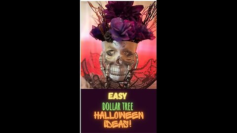 Easy dollar tree halloween ideas! 🎃👻