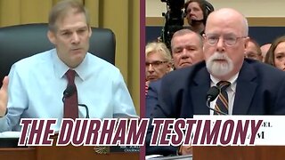 Jim Jordan gets tot he CRUX of the Durham Report