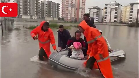 Turkiye. Antalya's Rain Apocalypse: Streets Turn to Rivers