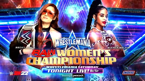 Becky Lynch vs Bianca Belair - WrestleMania 38 (Full Match)