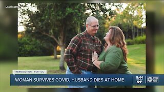 Woman hospitalized with COVID-19 comes home to find husband dead