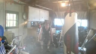 Trap Bar High Rep Deadlift 220 lbs 25 Reps