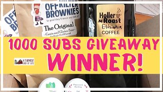 Let's draw a winner! | 1000 Subs Giveaway Winner | A Farmish Kind of Life