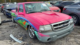 HIT & RUN ACCIDENT IN HER FORD RANGER NOW BEING AUCTIONED OFF *SHE'S PISSED*