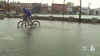 Coastal flooding rising in Downtown Annapolis
