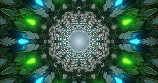 👍 background video [abstract neon hexa tunnel vj loop screeensaver 4k free]